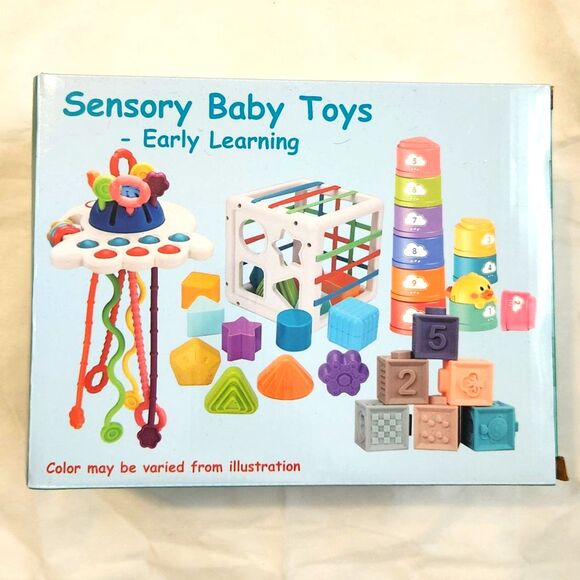 Sensory Baby Toys Montessori | Learning, Teething, Musical Set for Toddlers - Picture 2 of 4